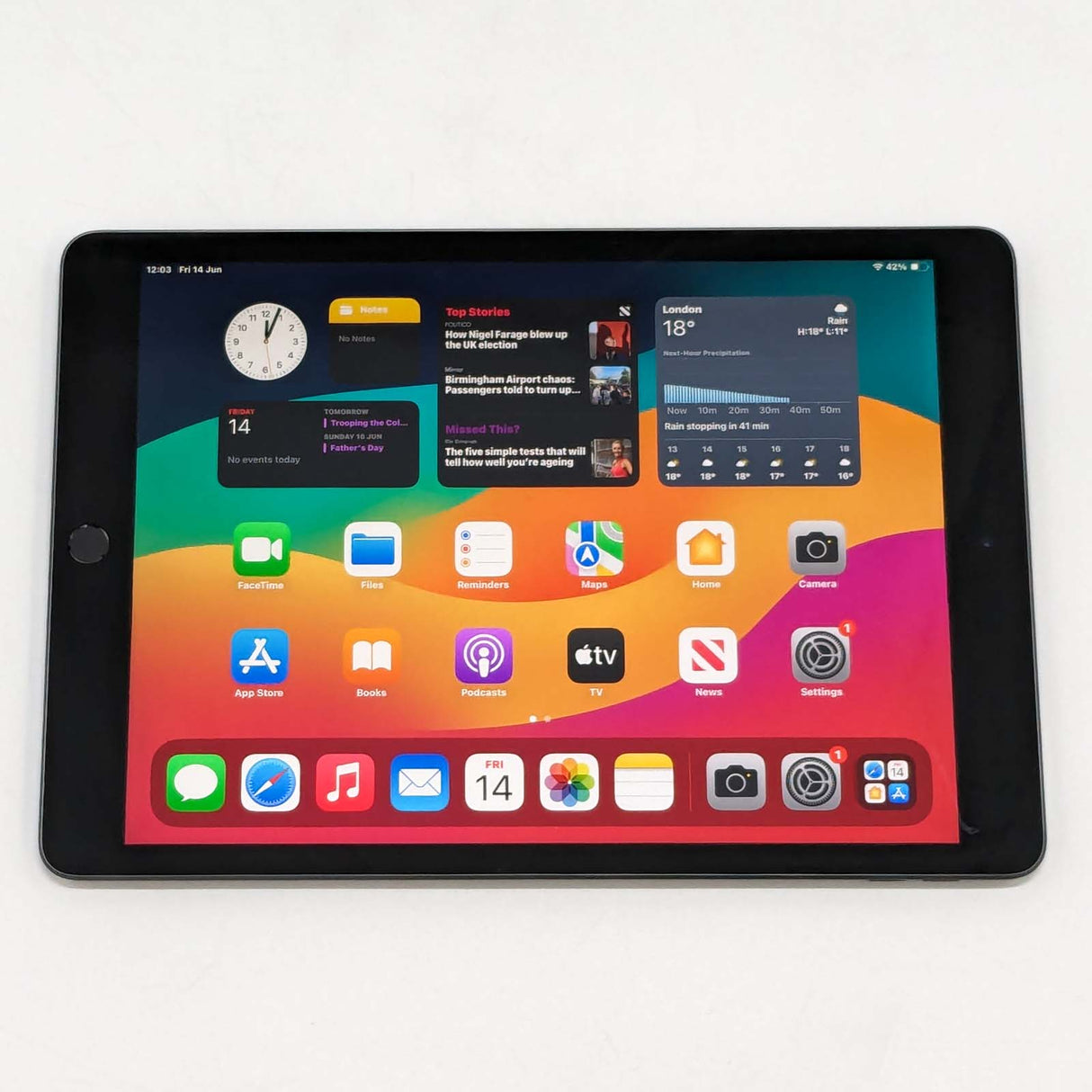 Apple iPad 2021: 10.2", 64GB, A13 Processor (Space Grey), Wi-Fi, Warranty, VAT - GreenGreenStore