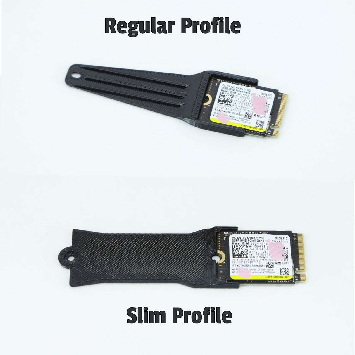M.2 2230 to M.2 2280 SSD Caddy - PC Material - MOQ 10