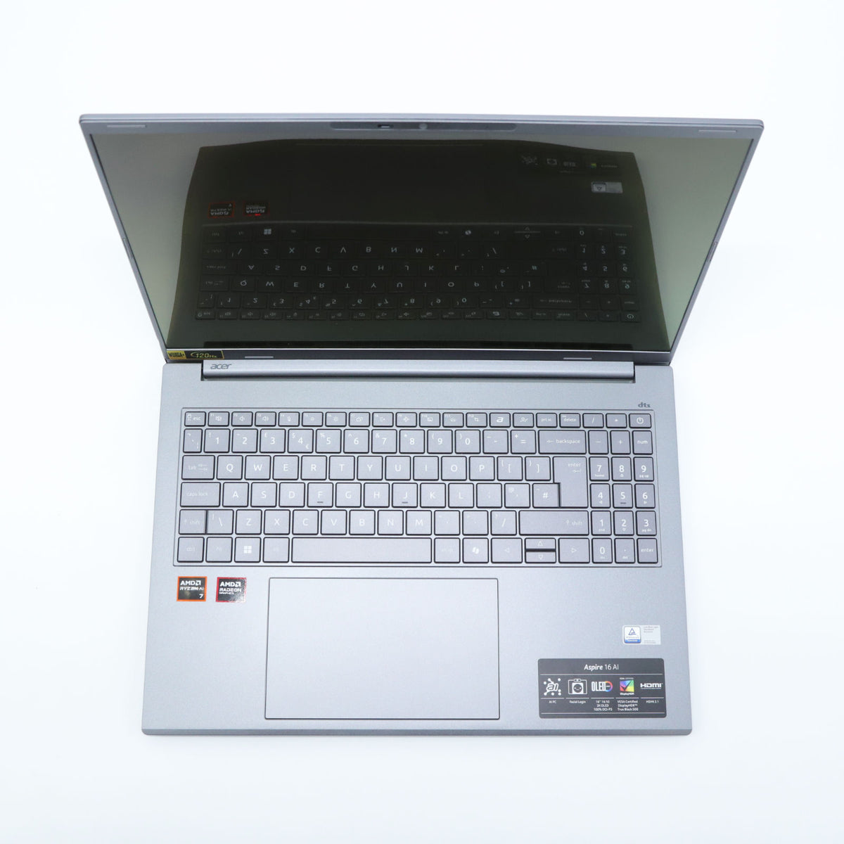 Acer Aspire 16 AI Laptop: AMD Ryzen AI 7 350 16GB RAM 1TB SSD Warranty VAT