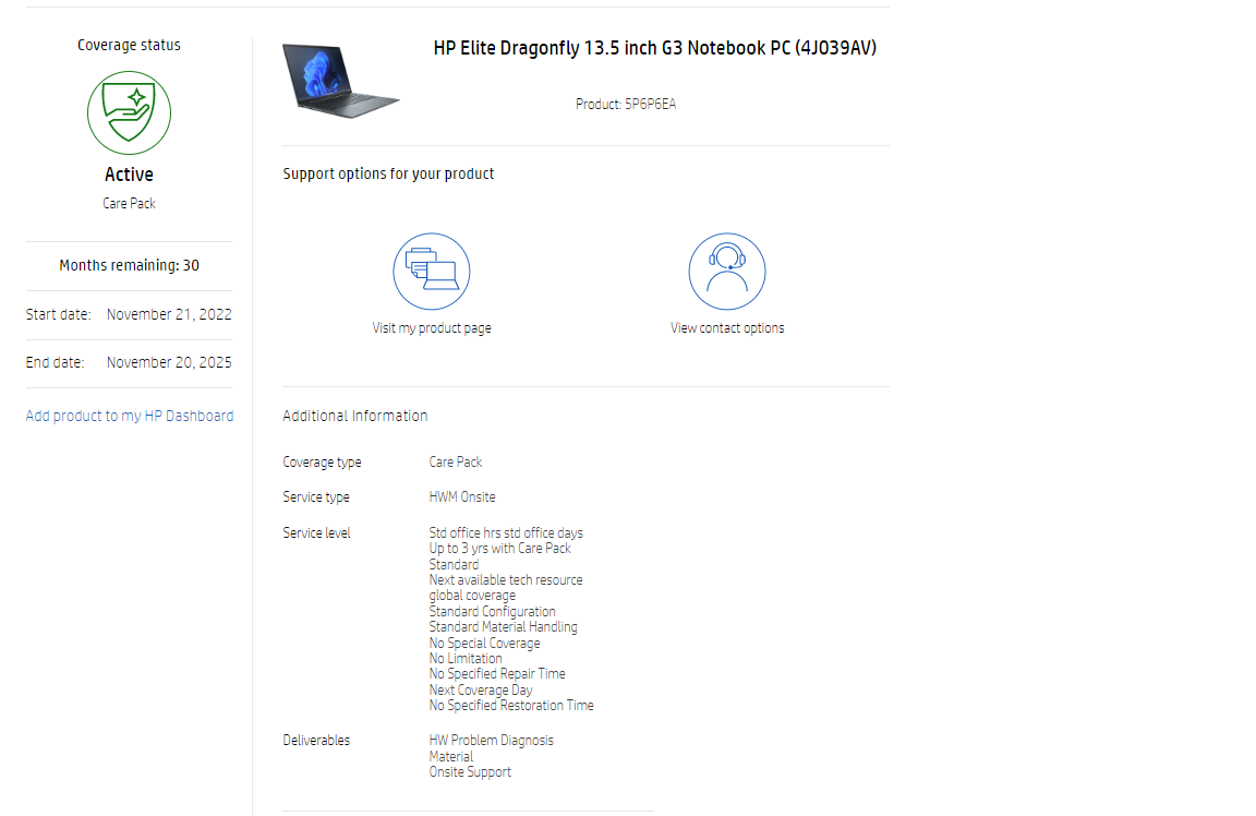 HP Elite Dragonfly G3 Laptop 12th Gen i7 16GB RAM 512GB SSD, Iris Xe, Warranty - GreenGreen Store
