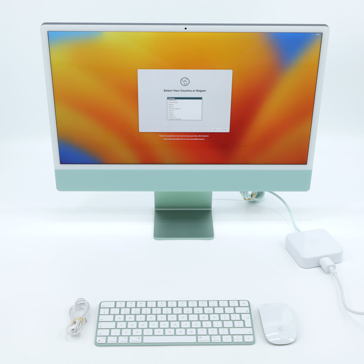 Apple iMac 2021 24": M1 Chip Green, 8GB RAM 256GB SSD Warranty, VAT - GreenGreen Store