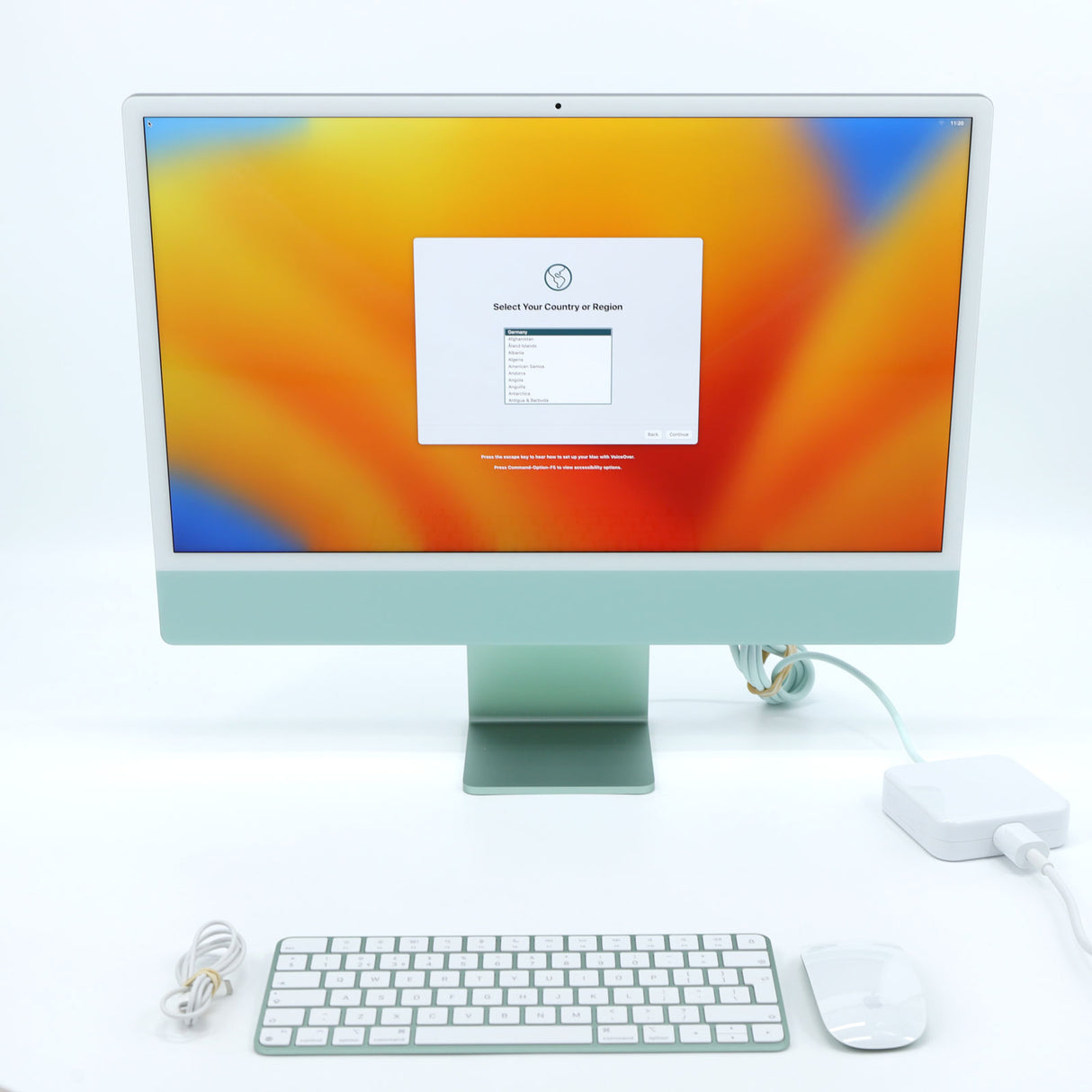 Apple iMac 2021 24": M1 Chip Green, 8GB RAM 256GB SSD Warranty, VAT - GreenGreen Store