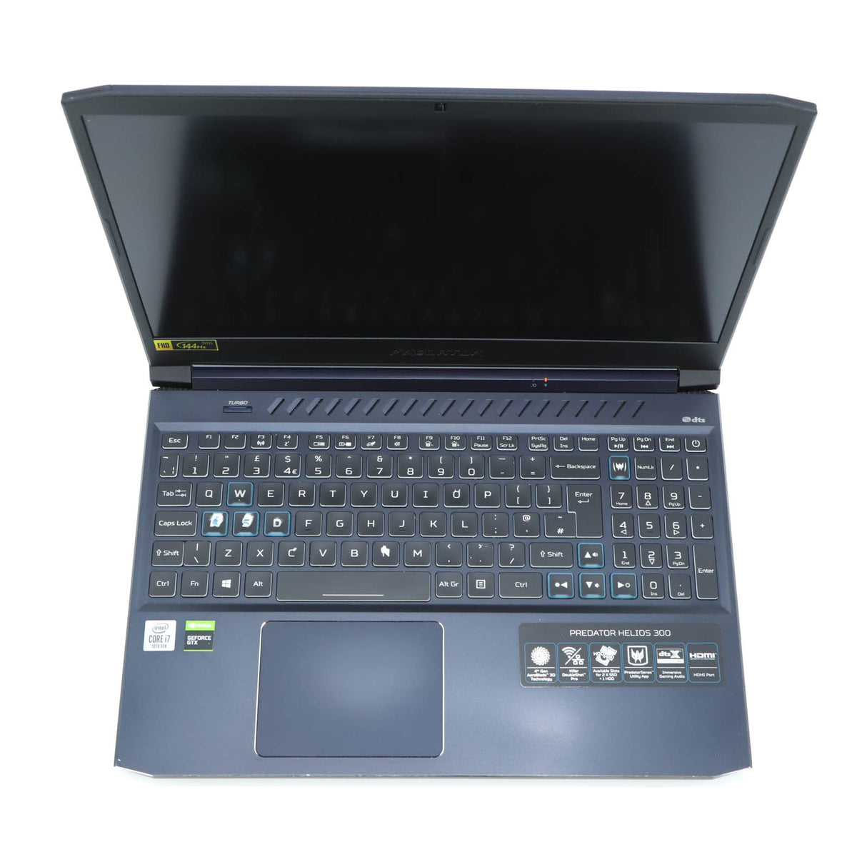 Acer Helios 300 Gaming Laptop: Core i7, GTX 1660 Ti, 16GB RAM 256GB SSD Warranty - GreenGreenStore