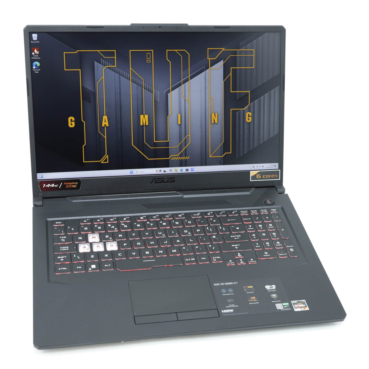 ASUS TUF Gaming A17 Laptop: 144Hz Ryzen 5 4600H 8GB RAM 512GB GTX 1650 Warranty - GreenGreenStore
