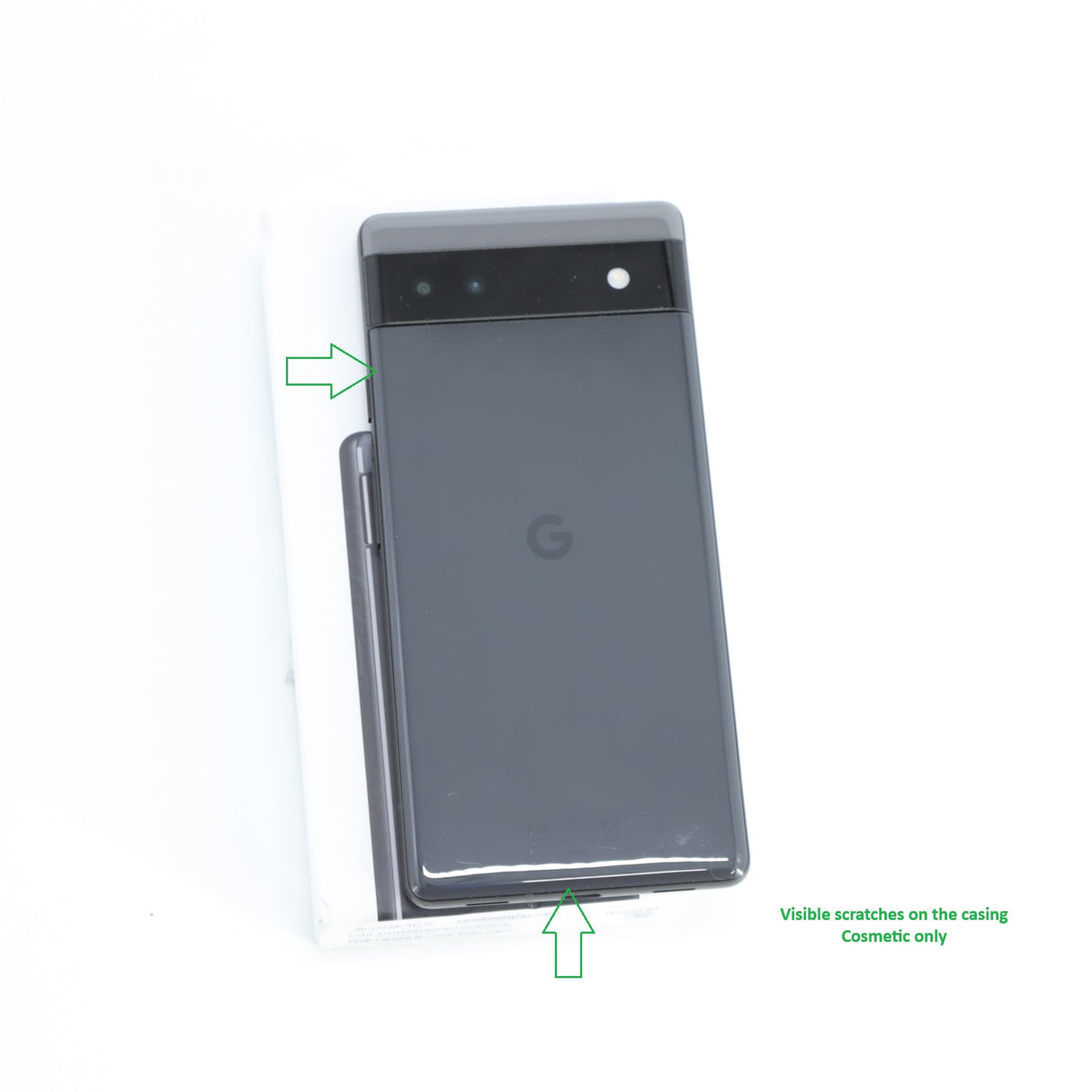 Google Pixel 6a Smartphone: 128GB, Charcoal, 5G, Warranty VAT - GreenGreenStore