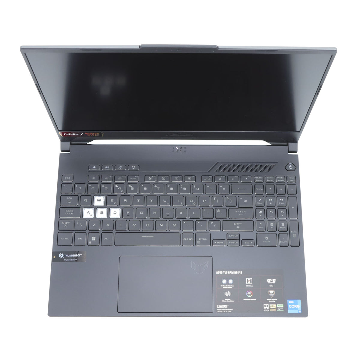 ASUS TUF Gaming F15 Laptop: 12th Gen i5, RTX 3050, 512GB, 16GB 144Hz Warranty - GreenGreenStore