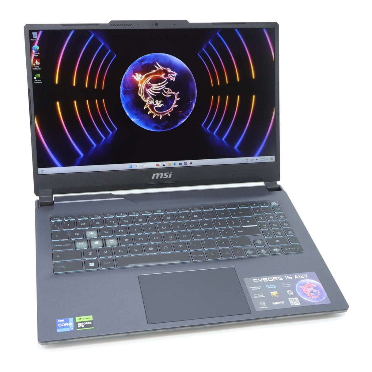 MSI Cyborg 15 A12VF Gaming Laptop: RTX 4060, 12th Gen i7 512GB SSD 16GB Warranty - GreenGreenStore