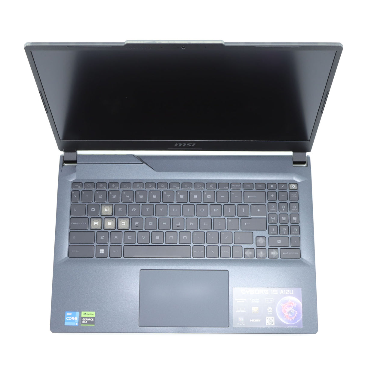 MSI Cyborg 15 A12U Gaming Laptop: RTX 3050, 12th Gen i5, 512GB 16GB Warranty VAT - GreenGreenStore