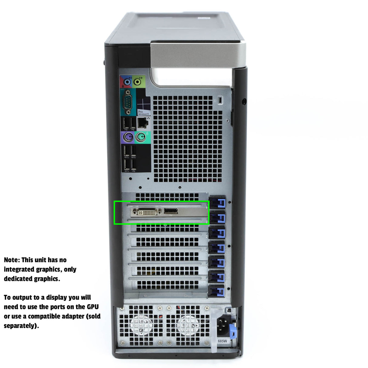 Dell Precision Tower 5810: Intel Xeon, Quadro K620, 512GB SSD 16GB, Warranty VAT - GreenGreenStore