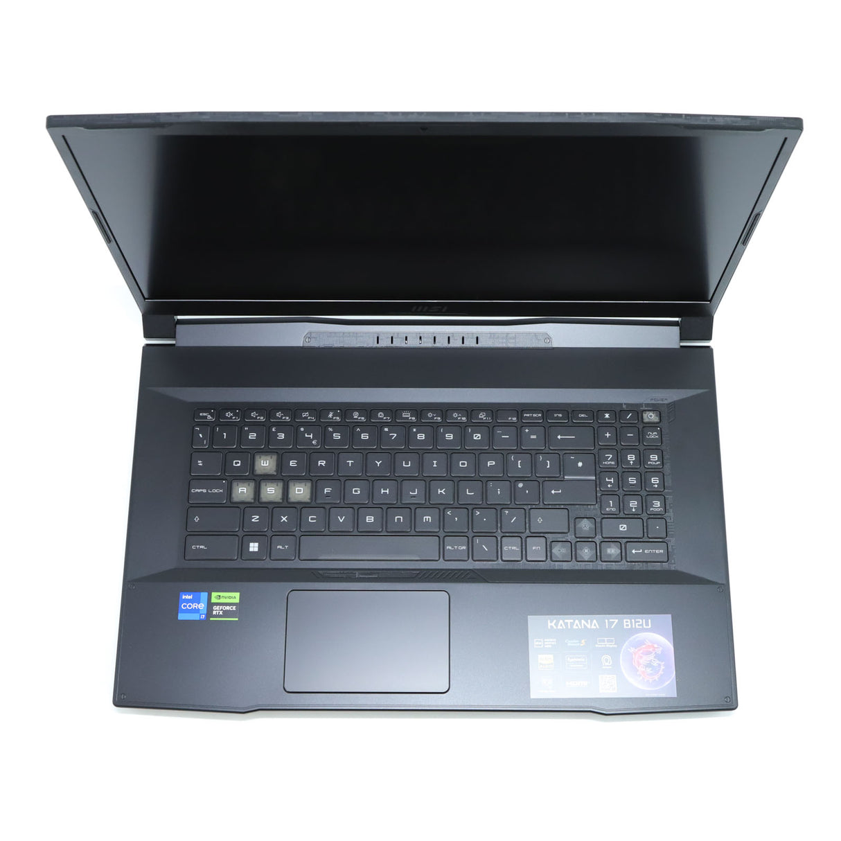 MSI Katana B12U Gaming Laptop: i7-12650H, 16GB RAM, 512GB, RTX 3050 Warranty - GreenGreenStore