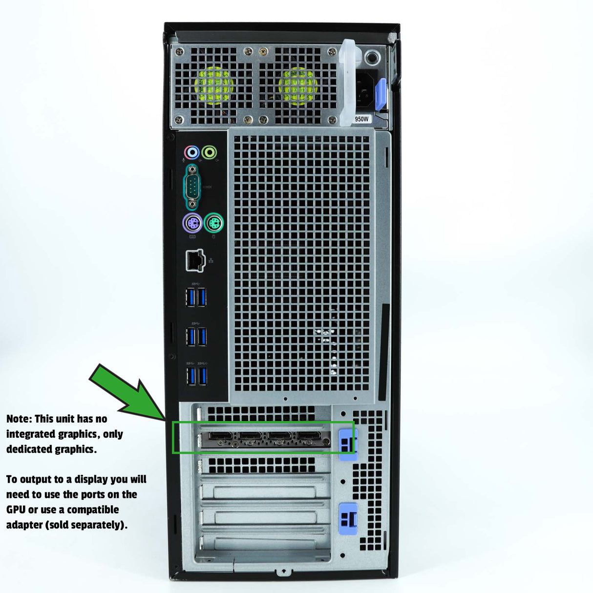 Dell Precision 5820 Tower Desktop Xeon NVIDIA P4000, 960GB SSD 16GB Warranty VAT - GreenGreenStore