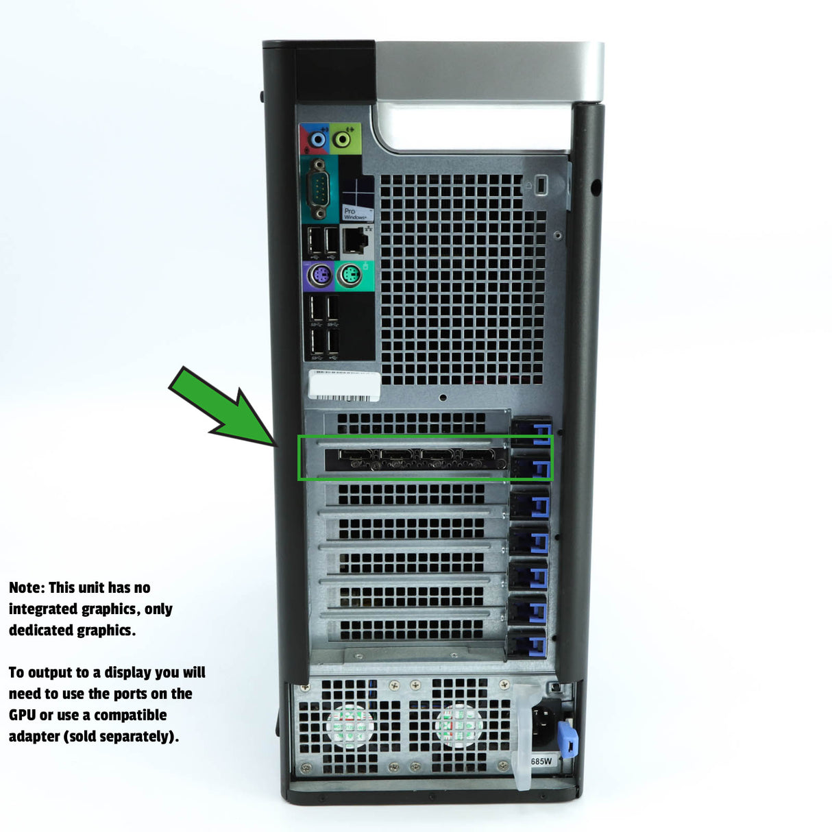 Dell Precision Tower 5810: Intel Xeon, P4000, 16GB RAM, 512GB SSD, Warranty VAT - GreenGreenStore