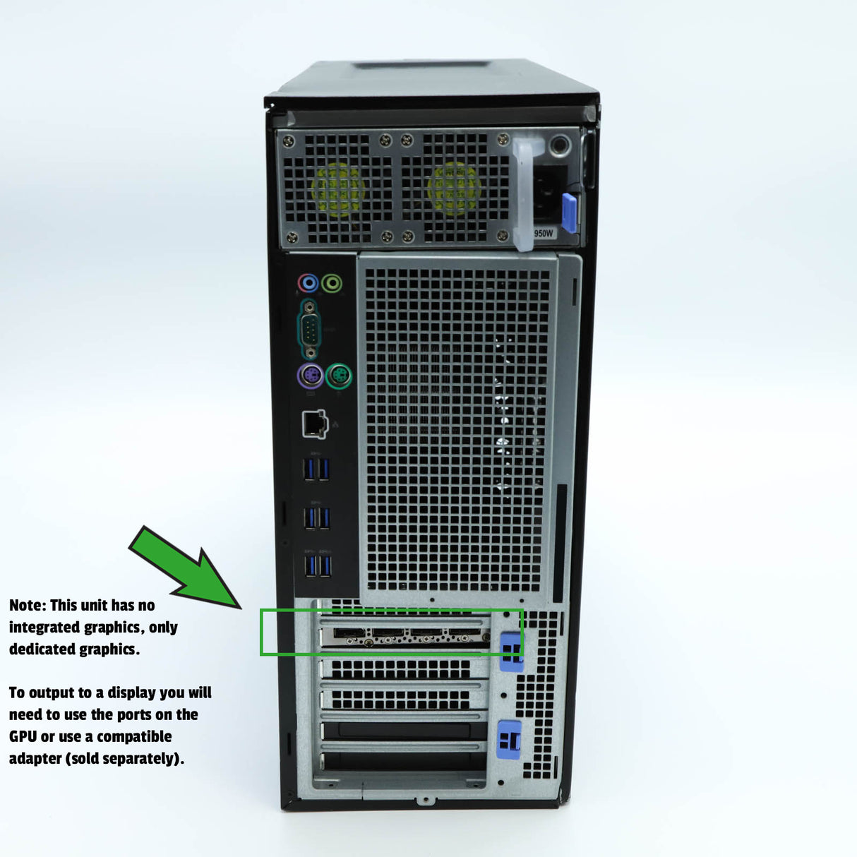 Dell Precision 5820 Tower Desktop Xeon 512GB 16GB RAM, Quadro P4000 Warranty VAT - GreenGreenStore