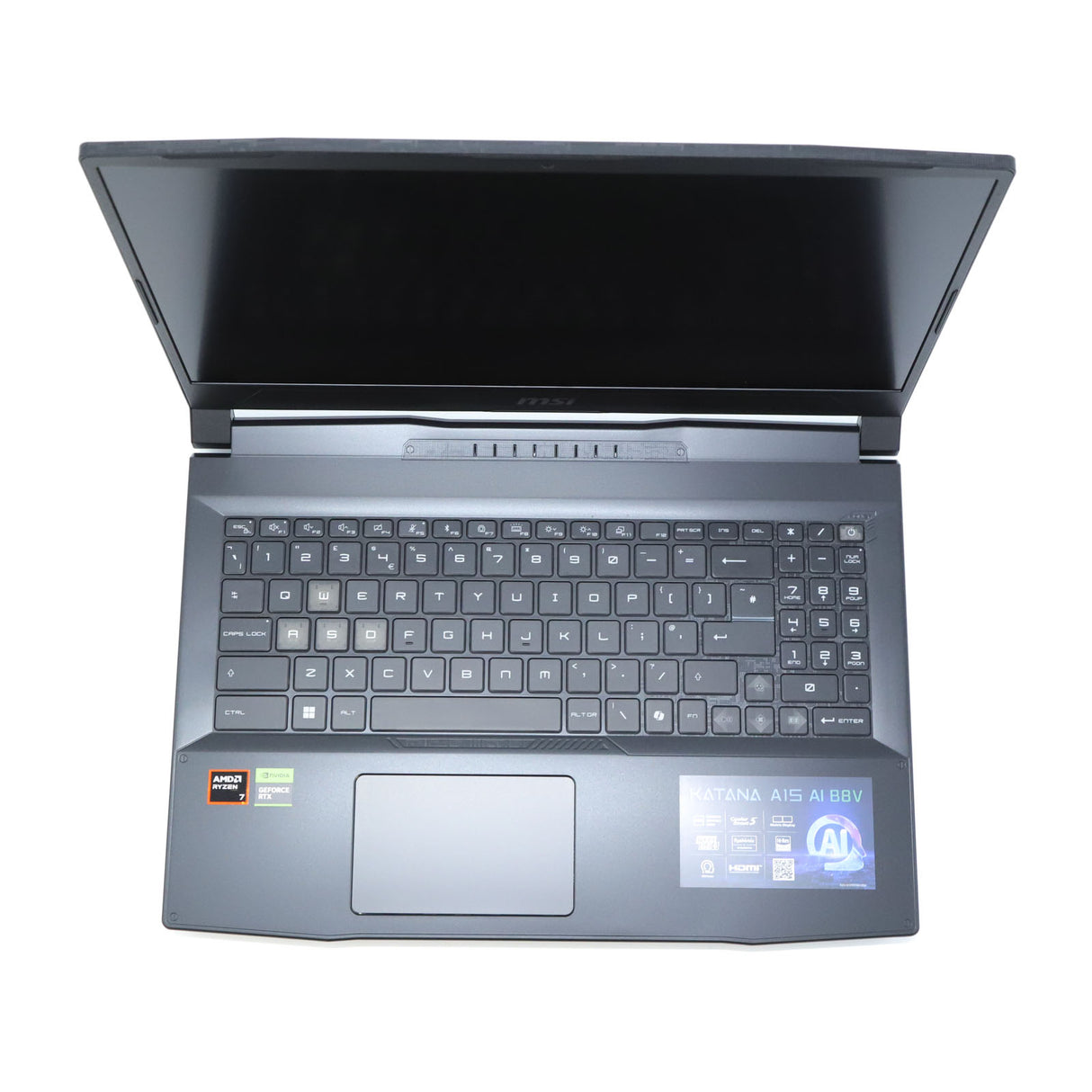 MSI Katana A15 AI Gaming Laptop: Ryzen 7 RTX 4060 16GB RAM 1TB SSD Warranty VAT - GreenGreenStore