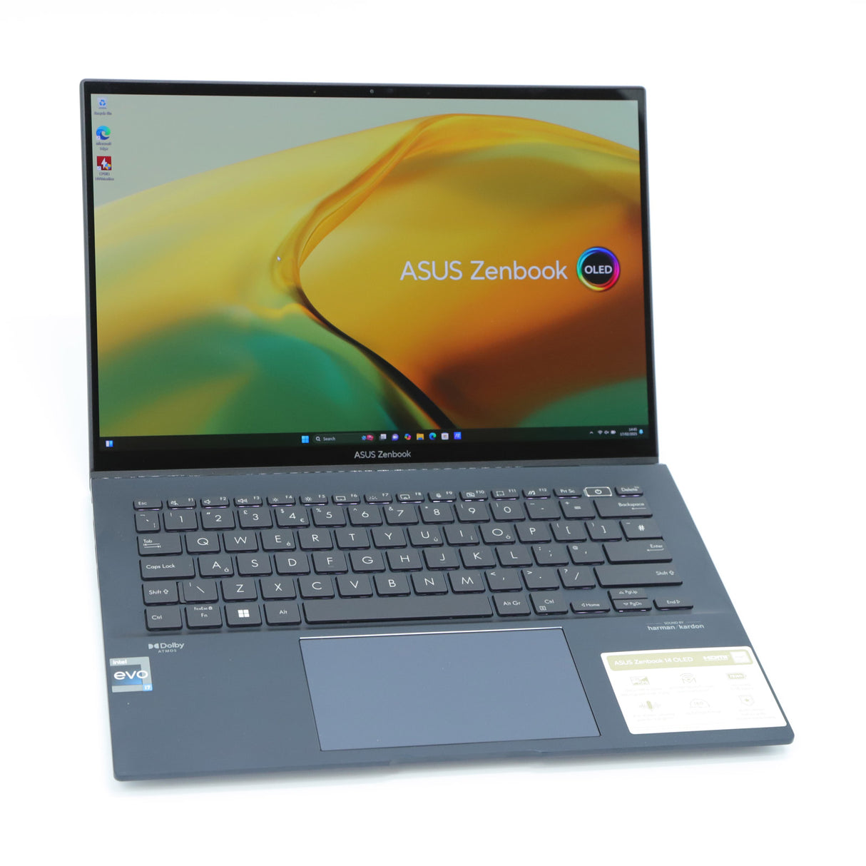ASUS ZenBook 14 OLED Laptop: Core i7-1360P Touch 16GB RAM 512GB SSD Warranty VAT - GreenGreenStore