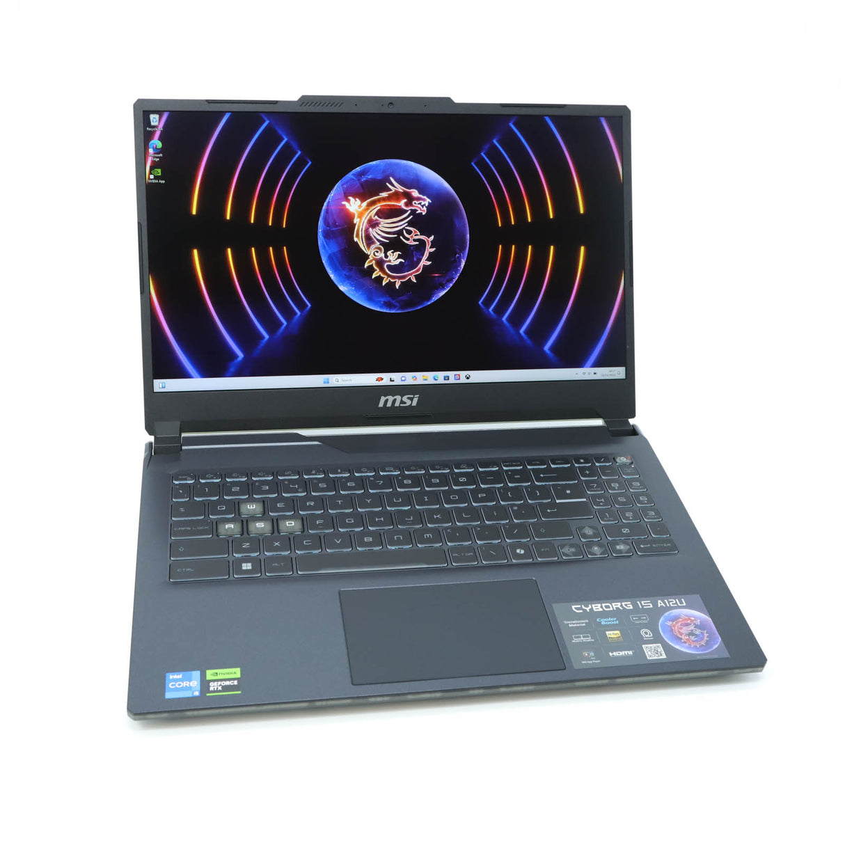 MSI Cyborg 15 A12U Gaming Laptop: Core i5-12450H 16GB 512GB RTX Warranty VAT - GreenGreenStore