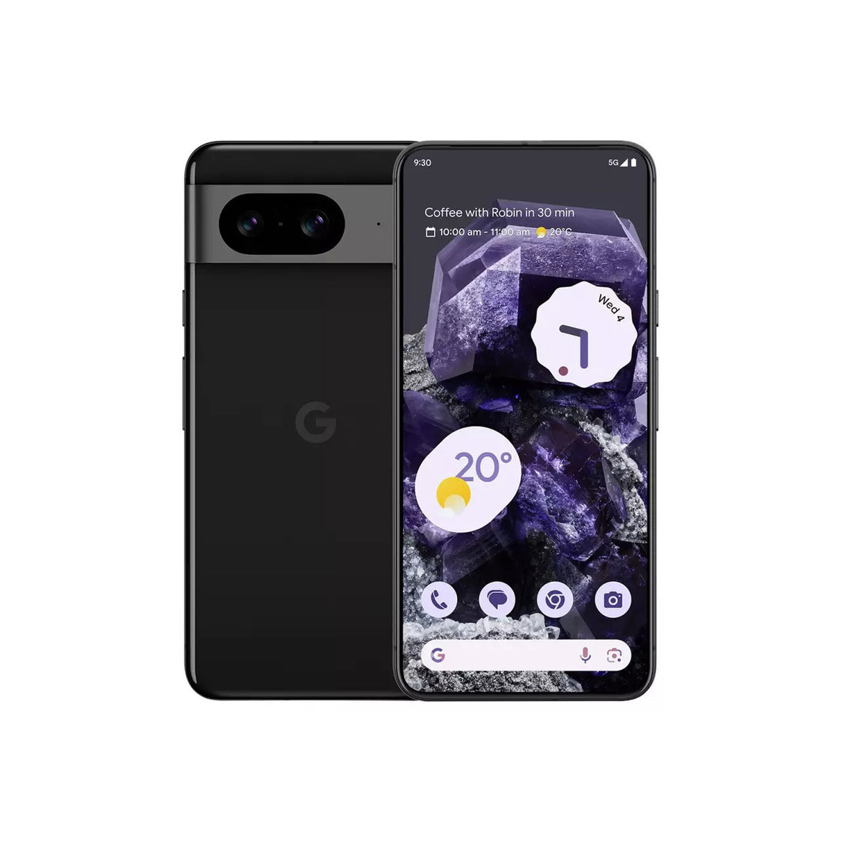 Google Pixel 8 Smartphone: Obsidian, 128GB, OLED, Unlocked, Warranty VAT - GreenGreenStore