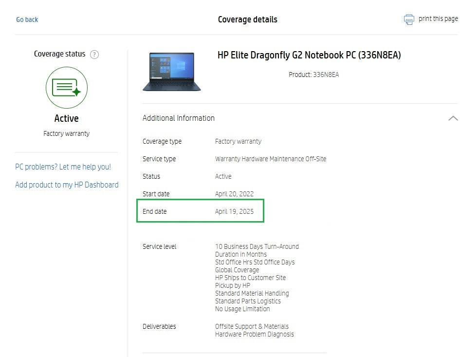 HP Elite Dragonfly G2 Laptop: 2-in-1 Touch Core i7 512GB SSD 16GB RAM Warranty - GreenGreenStore