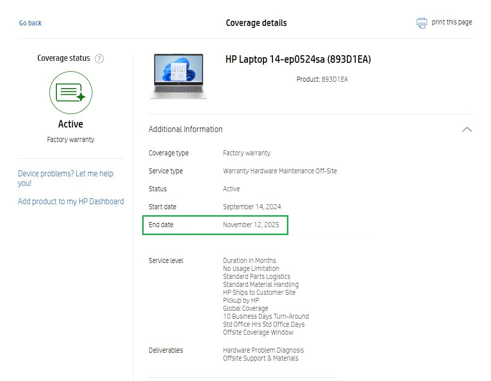 HP 14-ep0524sa Laptop: Intel Core i5-1335U, 8GB RAM, 512GB SSD, Warranty VAT - GreenGreenStore