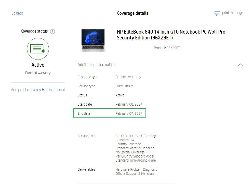 HP EliteBook 840 G10 Laptop: Core i7-1355U 512GB SSD 16GB RAM 14" FHD Warranty - GreenGreenStore