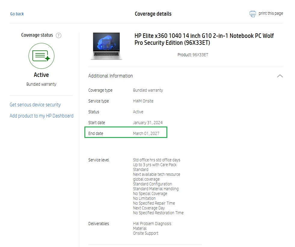 HP Elite x360 1040 G10 Laptop: Core i7-1355U 2-in 1 512GB SSD 16GB RAM Warranty - GreenGreenStore