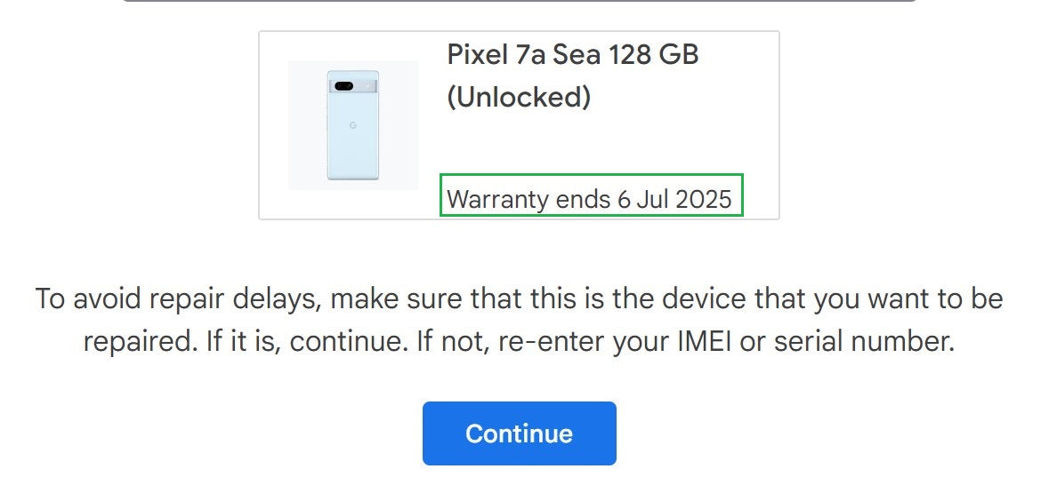 Google Pixel 7a Smartphone: 128GB, Sea Blue, 6.1", 5G, Warranty VAT - GreenGreenStore