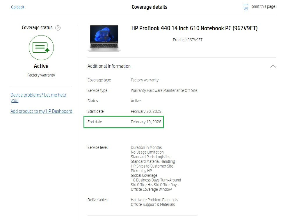 HP ProBook 440 G10 Laptop: Intel Core i5-1335U 32GB RAM 256GB SSD Warranty - GreenGreenStore