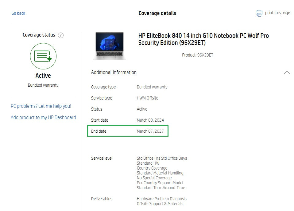 HP EliteBook 840 G10 Laptop: Core i7-1355U 512GB SSD 16GB RAM Warranty - GreenGreenStore