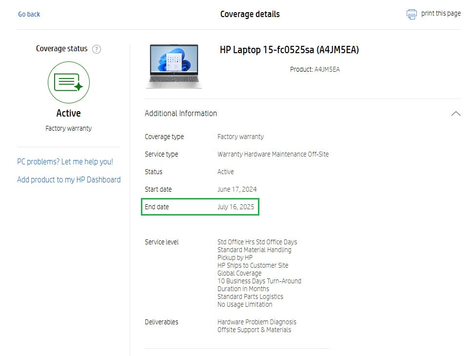 HP 15-fc0525sa Laptop: AMD Ryzen 7 7730U 16GB RAM 512GB SSD Warranty VAT - GreenGreenStore