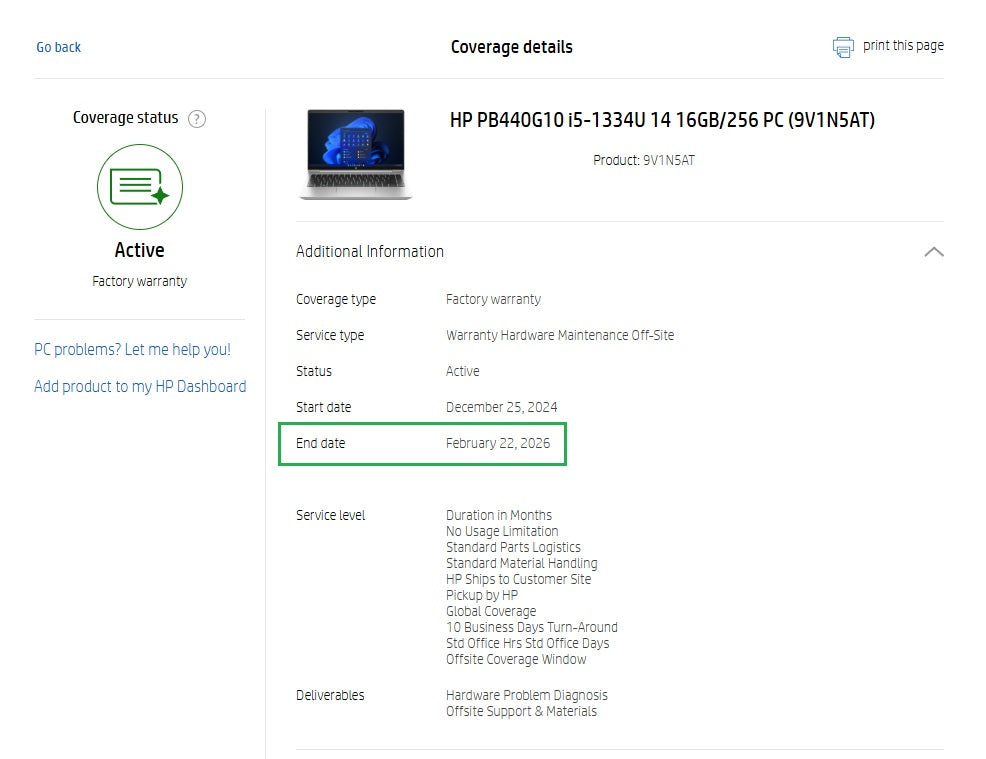 HP ProBook 440 G10 Laptop: Core i5-1334U 32GB RAM 256GB SSD Warranty - GreenGreenStore