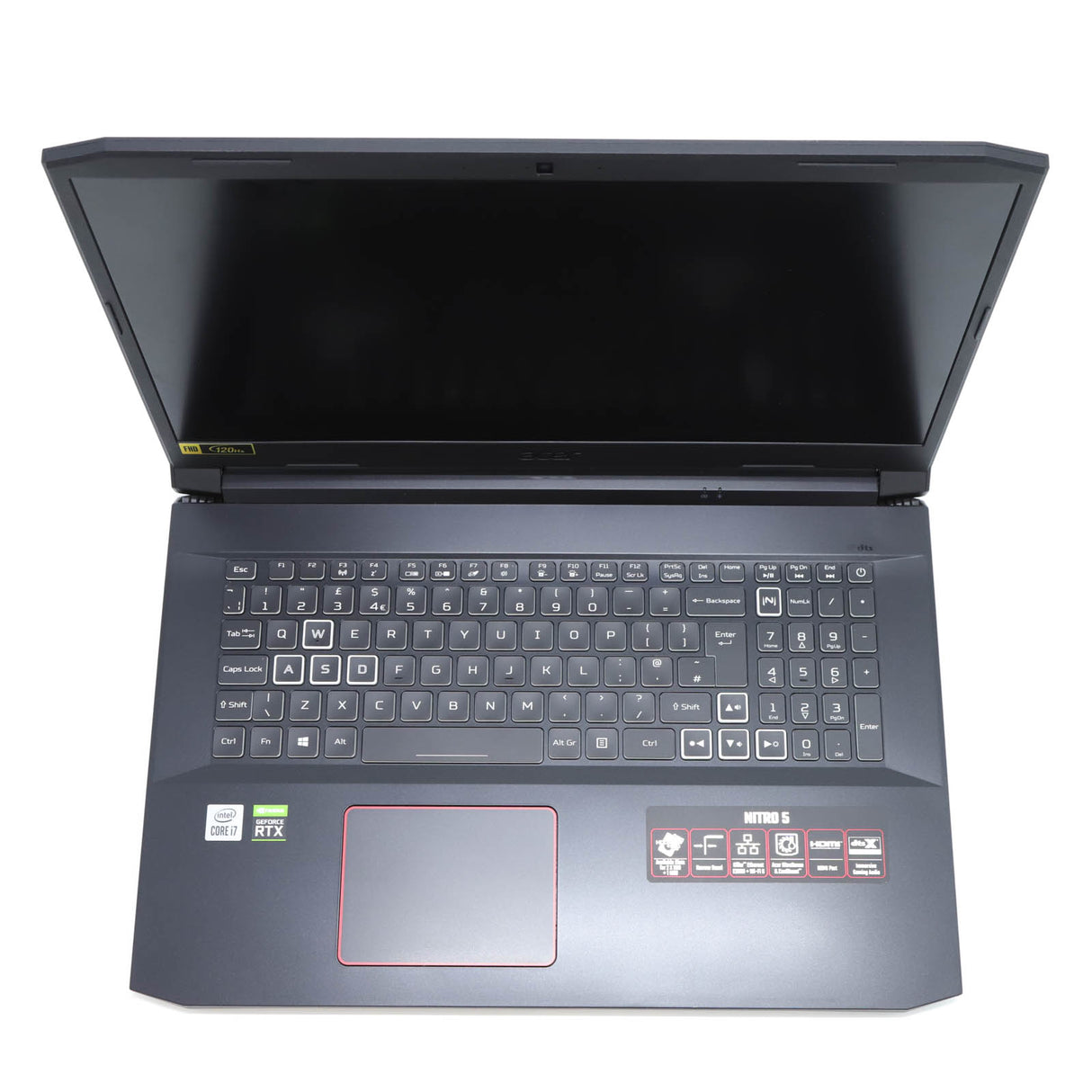 Acer Nitro 5 17.3" Gaming Laptop: Core i7, 120Hz, RTX 3060, 512GB 16GB, Warranty - GreenGreenStore