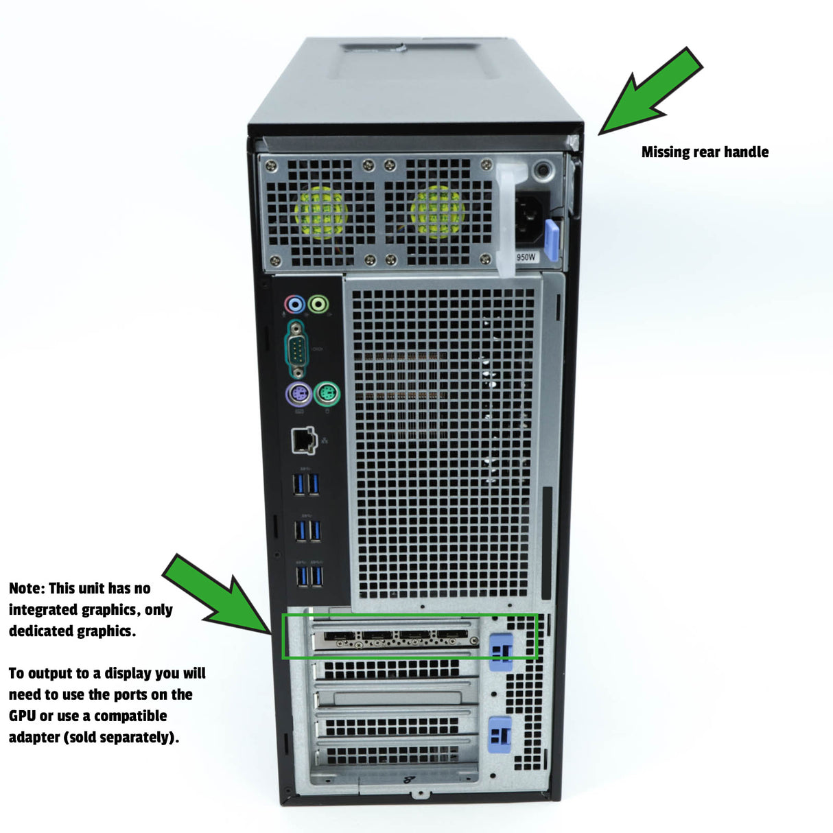 Dell Precision 5820 Tower Desktop Xeon NVIDIA P4000, 16GB RAM 960GB Warranty VAT - GreenGreenStore