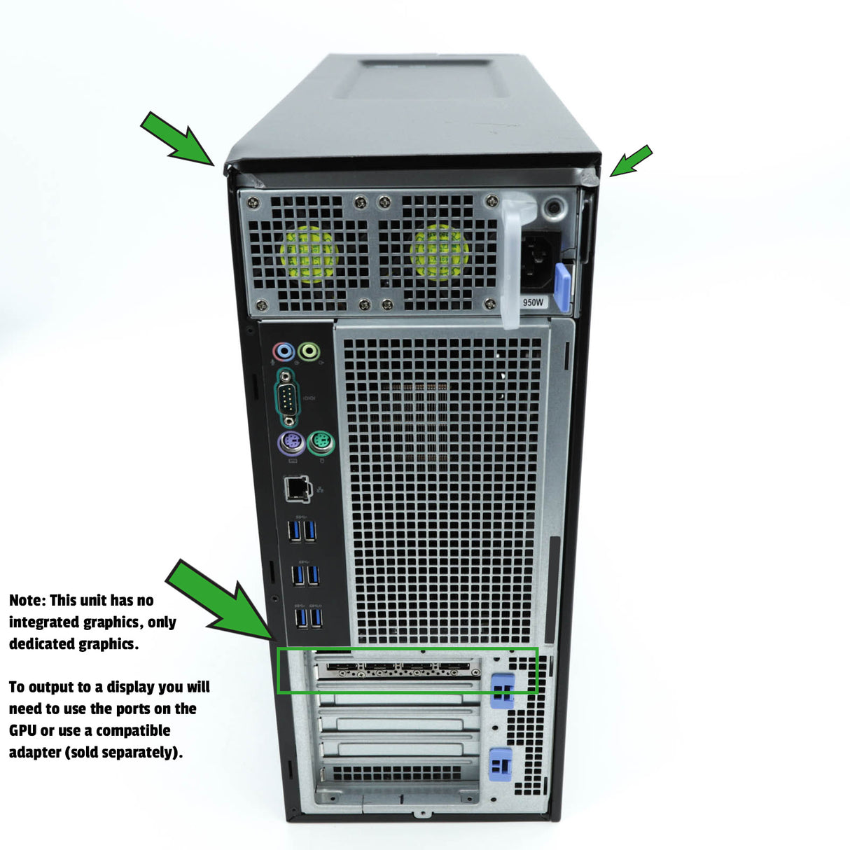Dell Precision 5820 Tower Desktop Xeon NVIDIA P4000, 16GB RAM 512GB Warranty VAT - GreenGreenStore