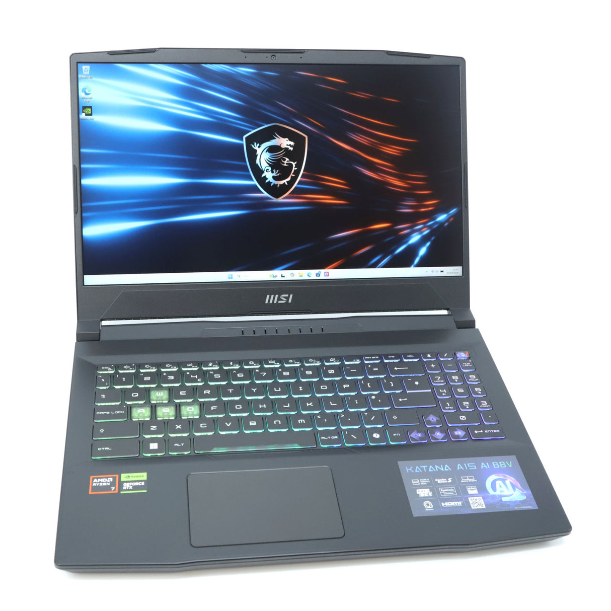 MSI Katana A15 AI Gaming Laptop: Ryzen 7 16GB RAM 1TB SSD RTX 4060 Warranty VAT - GreenGreenStore