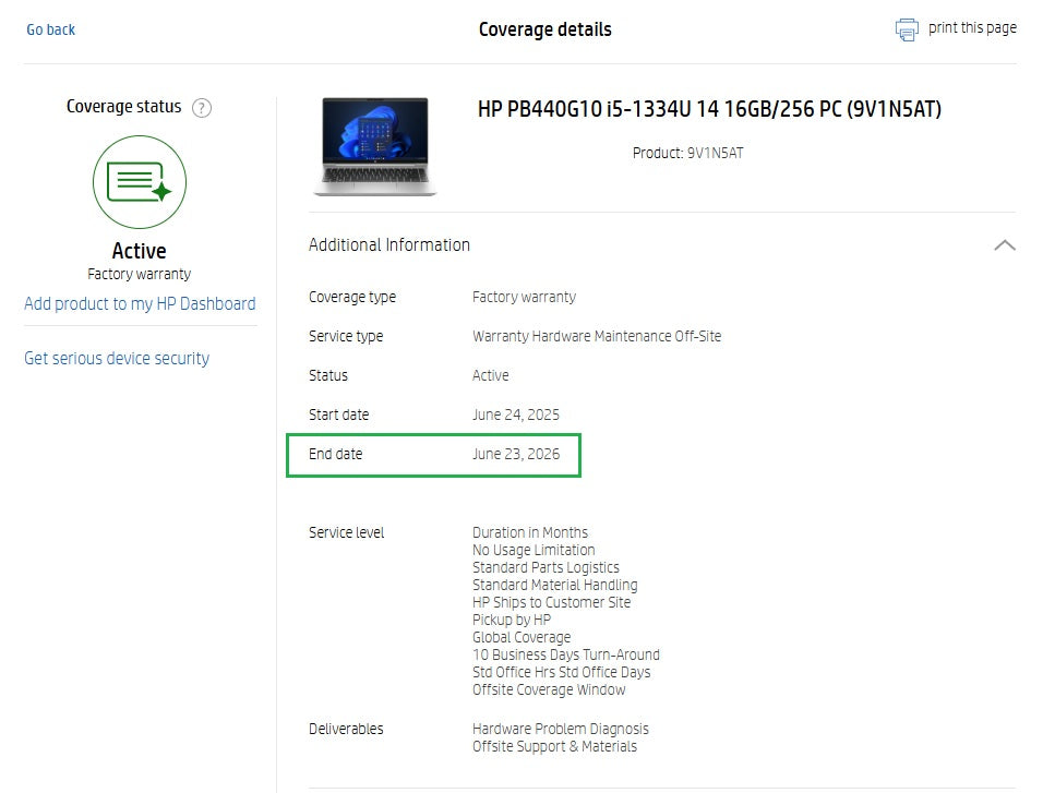 HP ProBook 440 G10 Laptop: Intel Core i5-1334U 256GB SSD 32GB RAM Warranty - GreenGreenStore