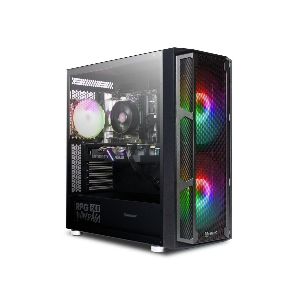 Fierce PC Desktop Computer: i7-10700, RTX 3070, 24GB RAM, 1TB HDD, SSD, Warranty - GreenGreen Store