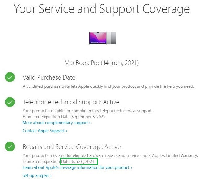 Apple MacBook Pro 14" (2021 Model) Apple M1 Pro, 16GB RAM, 512GB, Warranty VAT - GreenGreen Store
