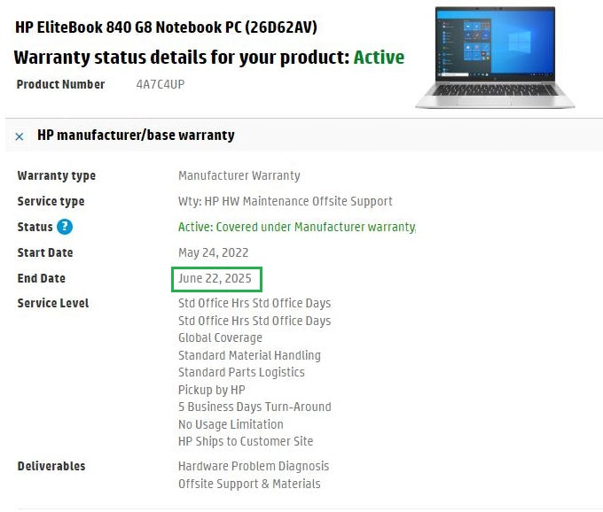 HP EliteBook 840 G8 14" Laptop: i7 11th Gen Xe Graphics 16GB RAM 512GB Warranty - GreenGreen Store