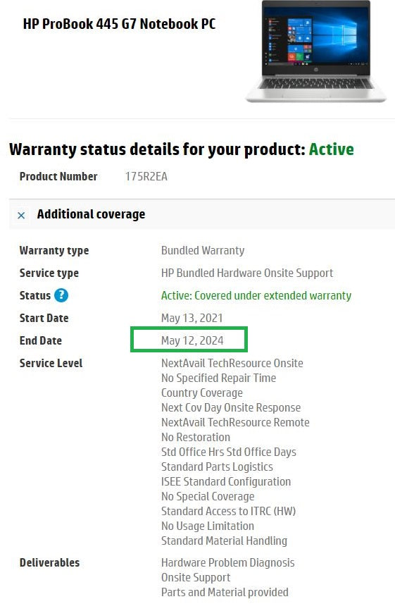 HP Probook 445 G7 14" Laptop: Ryzen 5 4500U CPU, 256GB SSD, 16GB RAM, Warranty - GreenGreenStoreUK
