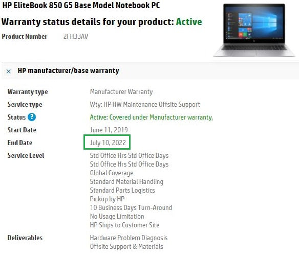 HP EliteBook 850 G5 15.6" Touch Laptop 16GB RAM, 8th Gen Core i5, 256GB Warranty - GreenGreenStoreUK