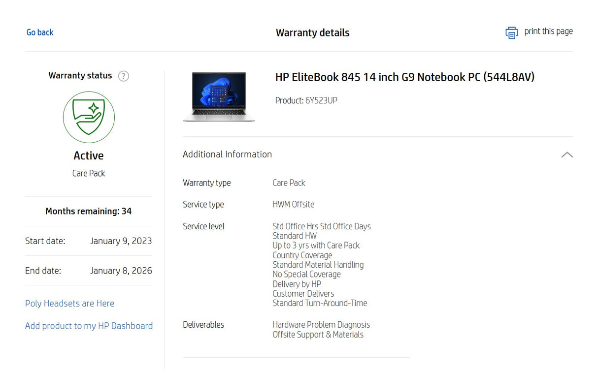 HP EliteBook 845 G9 Touch Laptop: 16GB RAM, 512GB SSD, Ryzen 5 6600U, Warranty - GreenGreen Store