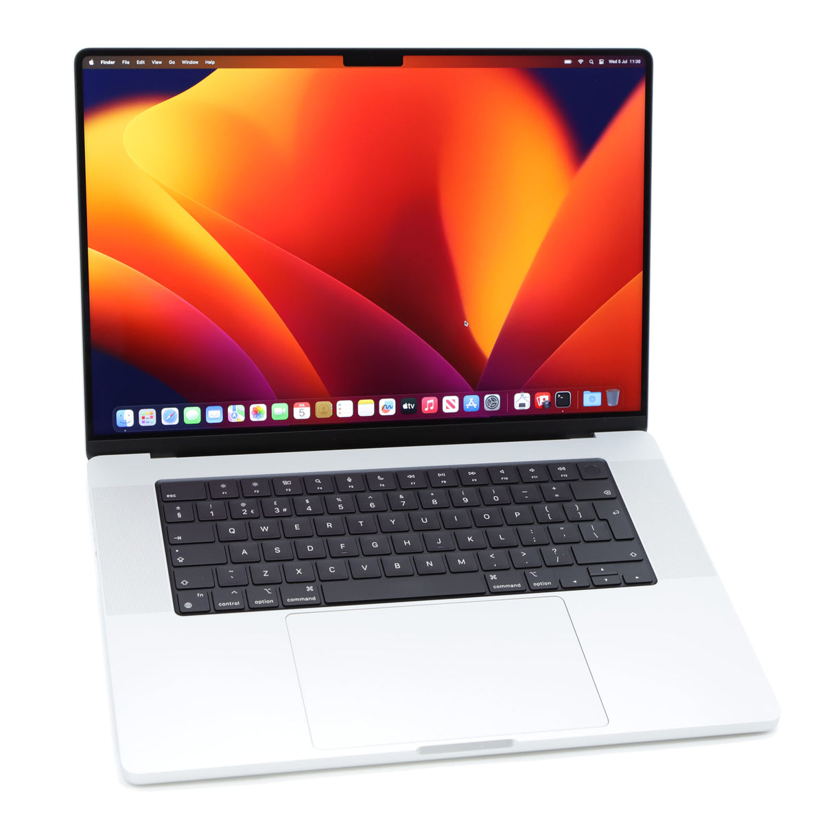 Apple MacBook Pro 16 (2021) Laptop M1 Pro, 16GB RAM, 512GB, Silver, Warranty VAT - GreenGreen Store
