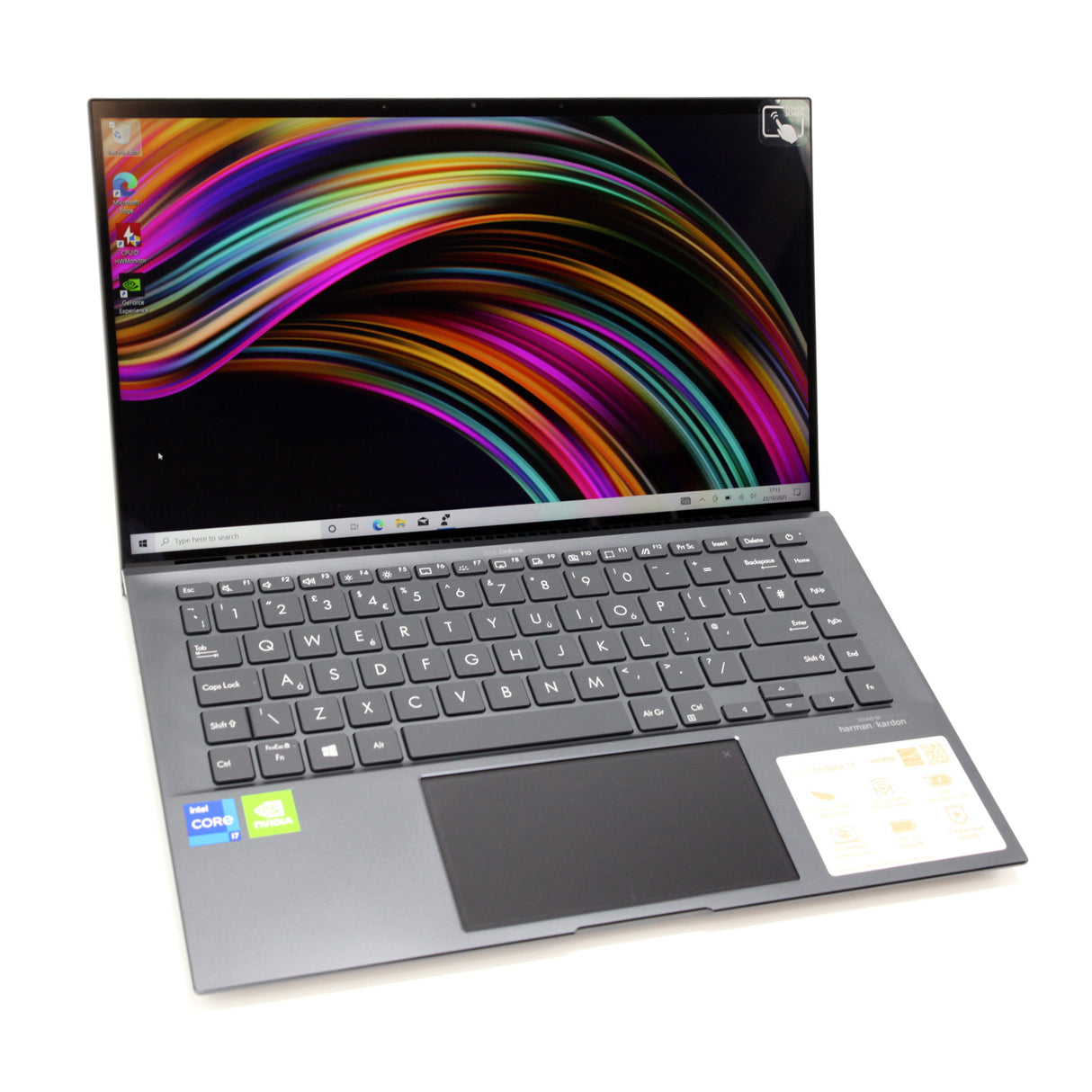 ASUS ZenBook 14" UX435E Laptop: 11th Gen i7 16GB RAM 512GB SSD NVIDIA Warranty - GreenGreenStoreUK