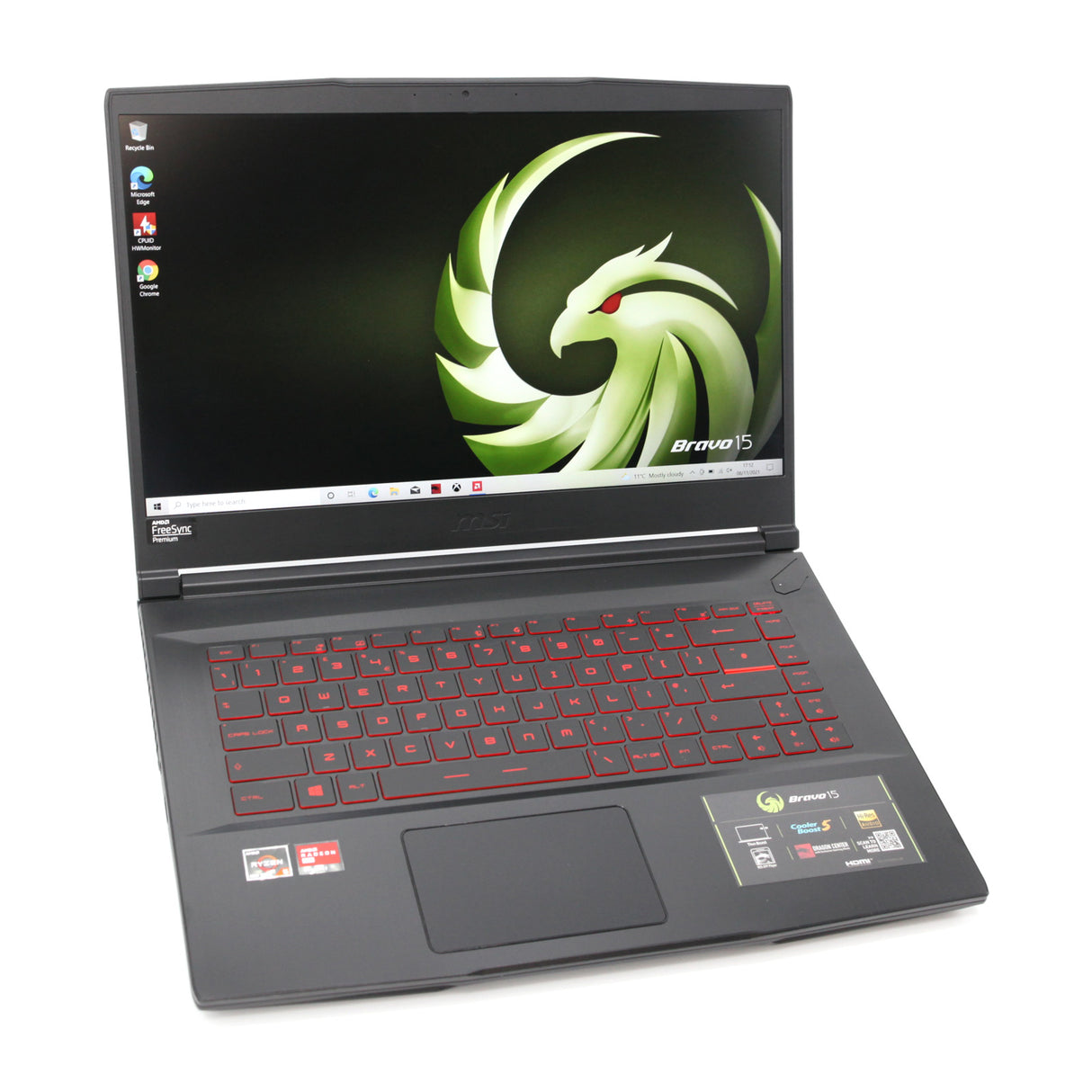 MSI Bravo 15 144Hz Gaming Laptop: Ryzen 5 4600H, 8GB, 256GB, RX 5500M, Warranty - GreenGreenStoreUK