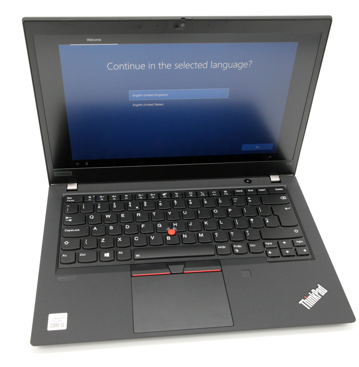Lenovo ThinkPad T14 Gen 1 Laptop: 10th Gen Core i5, 16GB RAM, 256GB Warranty VAT - GreenGreenStoreUK