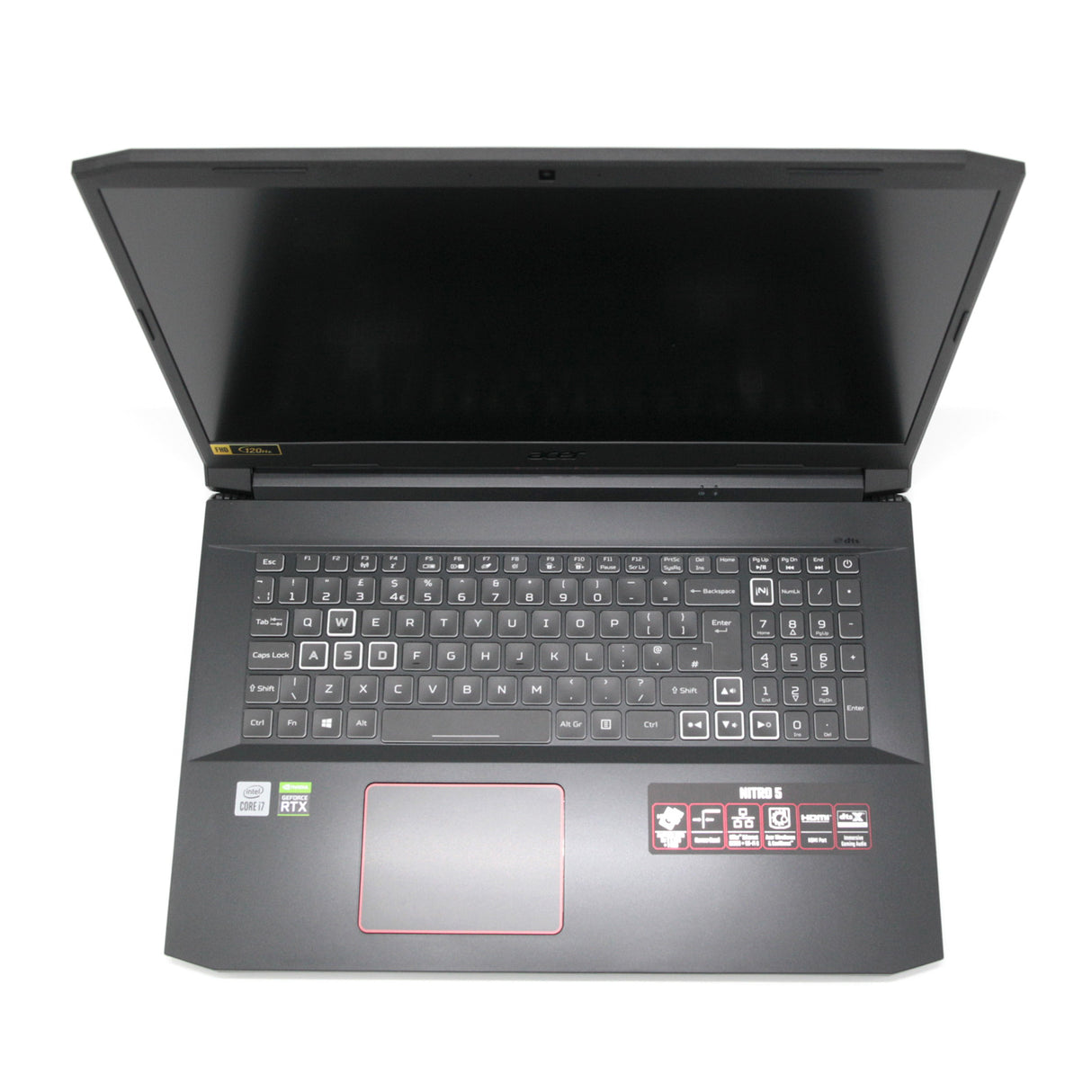 Acer Nitro 5 17.3" Gaming Laptop: Core i7-10750H, RTX 3060, 512GB, Warranty, VAT - GreenGreen Store