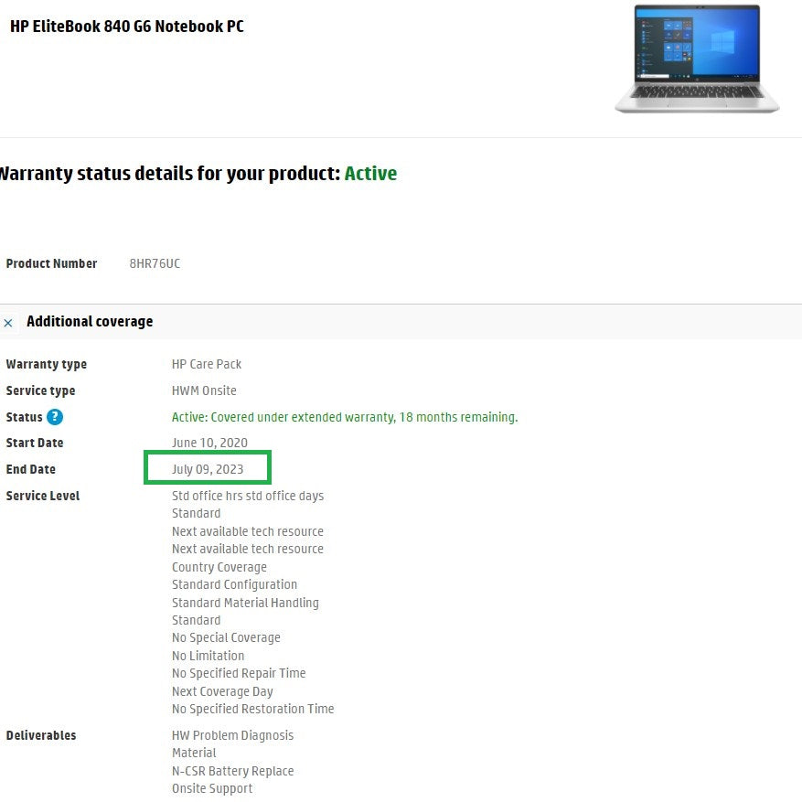 HP EliteBook 840 G6 14" Laptop: 32GB RAM, Core i5 8th Gen, 256GB SSD Warranty - GreenGreen Store