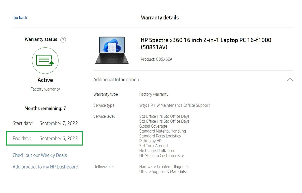 HP Spectre x360 2-in-1 16" Touch Laptop: 12th Gen i7-12700H 16GB 512GB, Warranty - GreenGreen Store