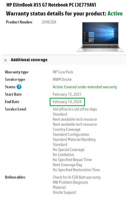 HP EliteBook 855 G7 15.6" Laptop: Ryzen 5 PRO 4650U, 256GB SSD, 8GB RAM Warranty - GreenGreenStoreUK