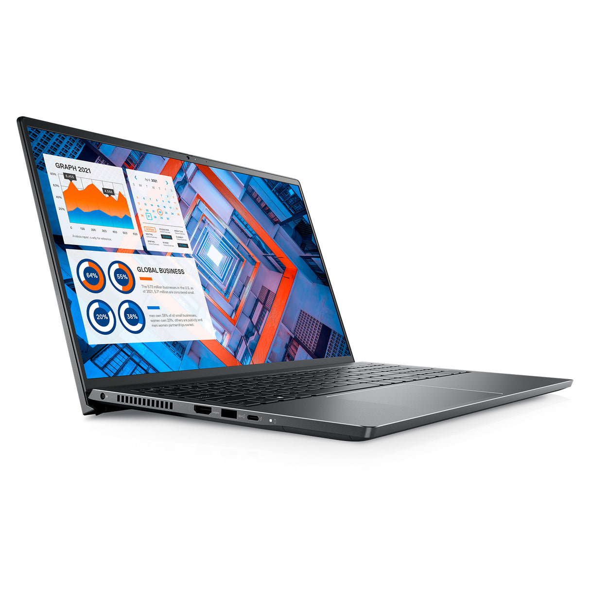Dell Vostro 15 7510 Laptop: Core i7-11800H, 512GB, 16GB, RTX 3050, Warranty, VAT - GreenGreenStore